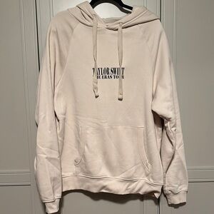 Taylor Swift The Eras Tour Cream Hoodie